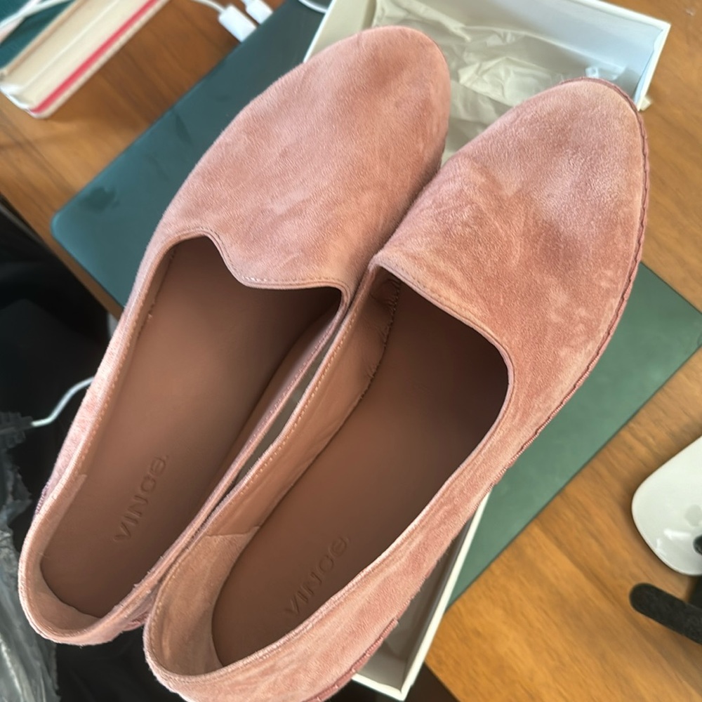 Brand new Vince shoes. Rubber bottom